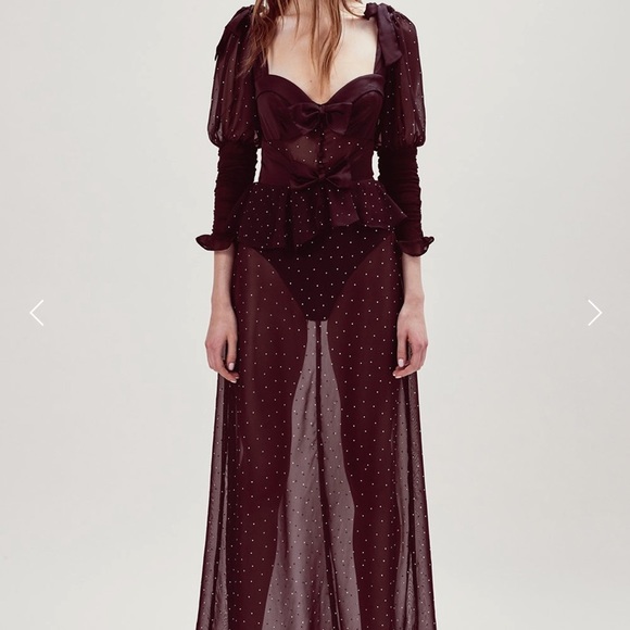 lucky dice maxi dress